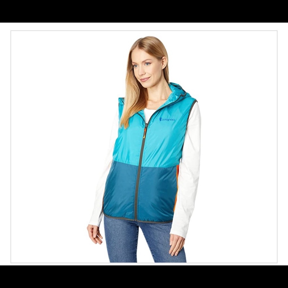 New Teca California Hooded Vest Womens XS